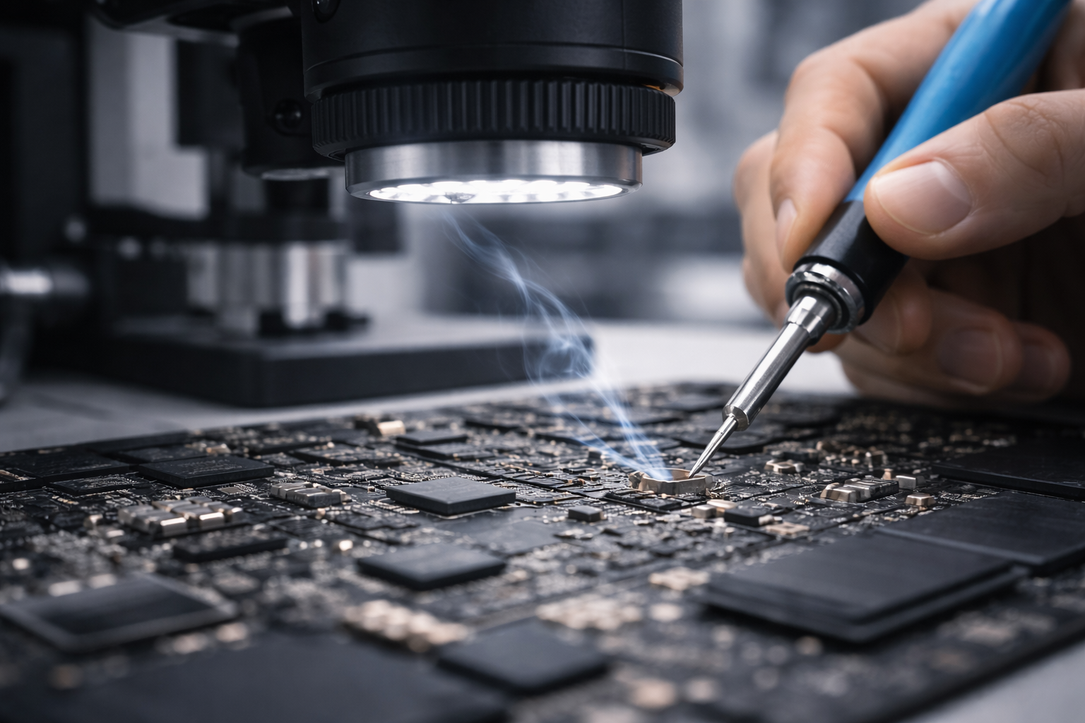 Naprawy płyt głównych i elektroniki Apple