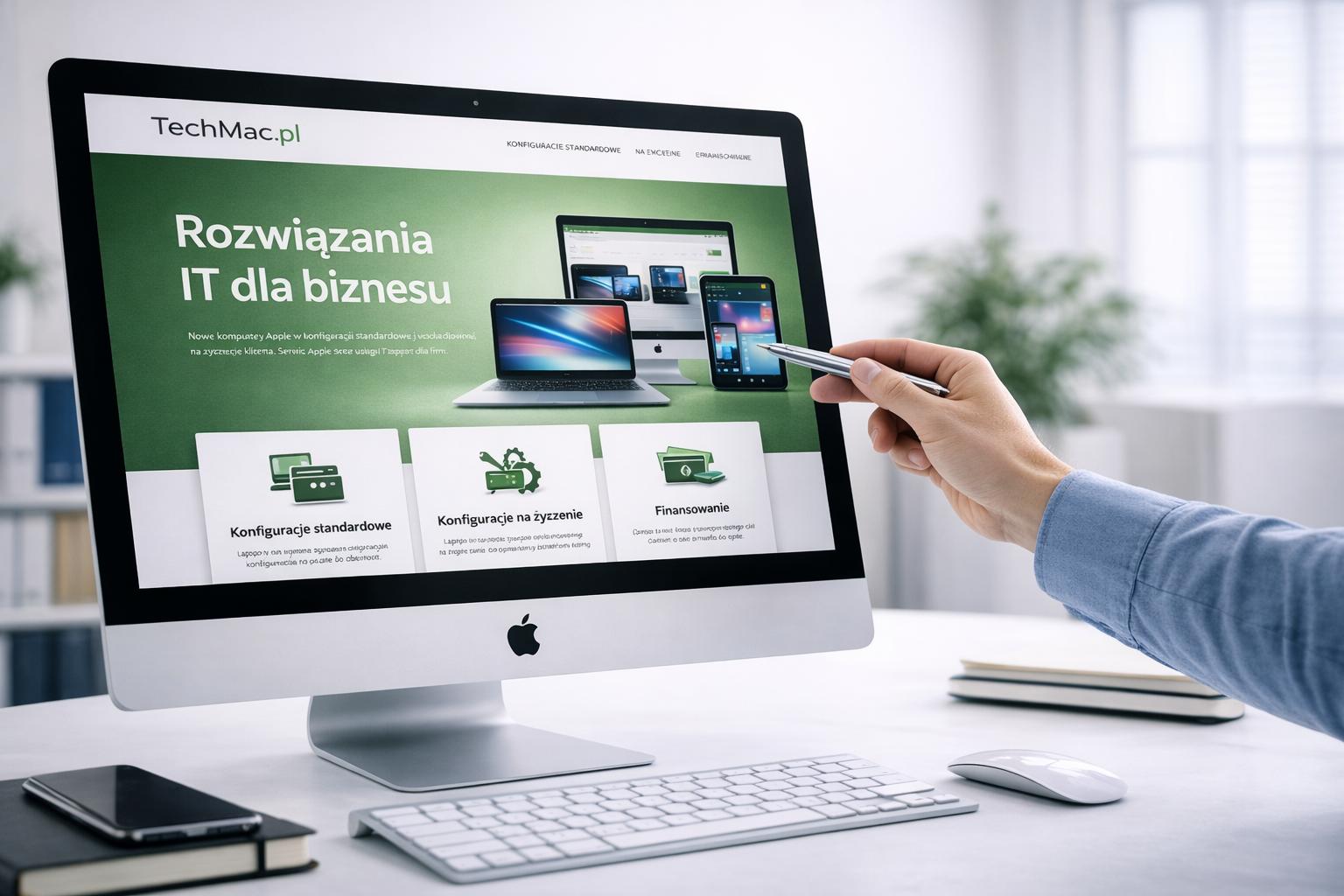 Od analizy potrzeb poprzez ofertę i opcje finansowania aż po realizację, wdrożenie i wsparcie